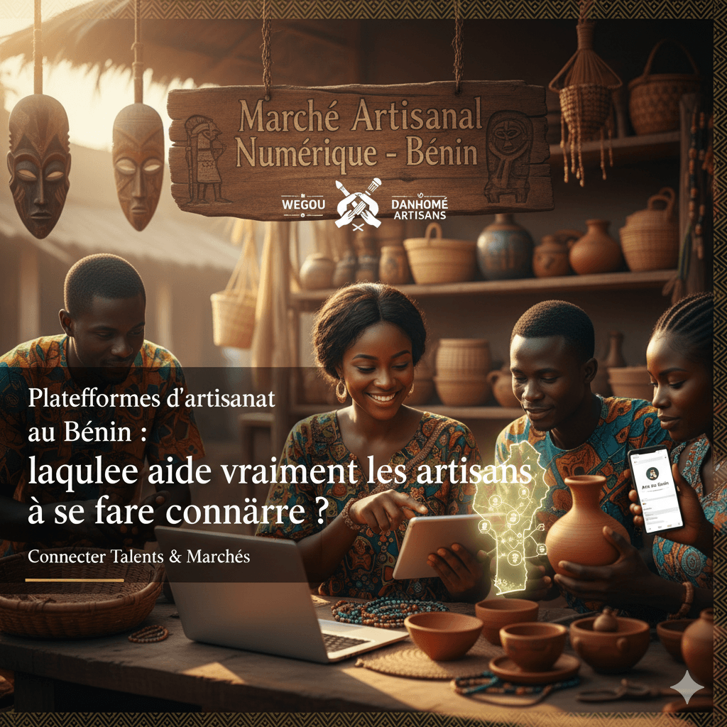 Plateformes d’artisanat au Bénin : laquelle aide vraiment les artisans à se faire connaître ?
