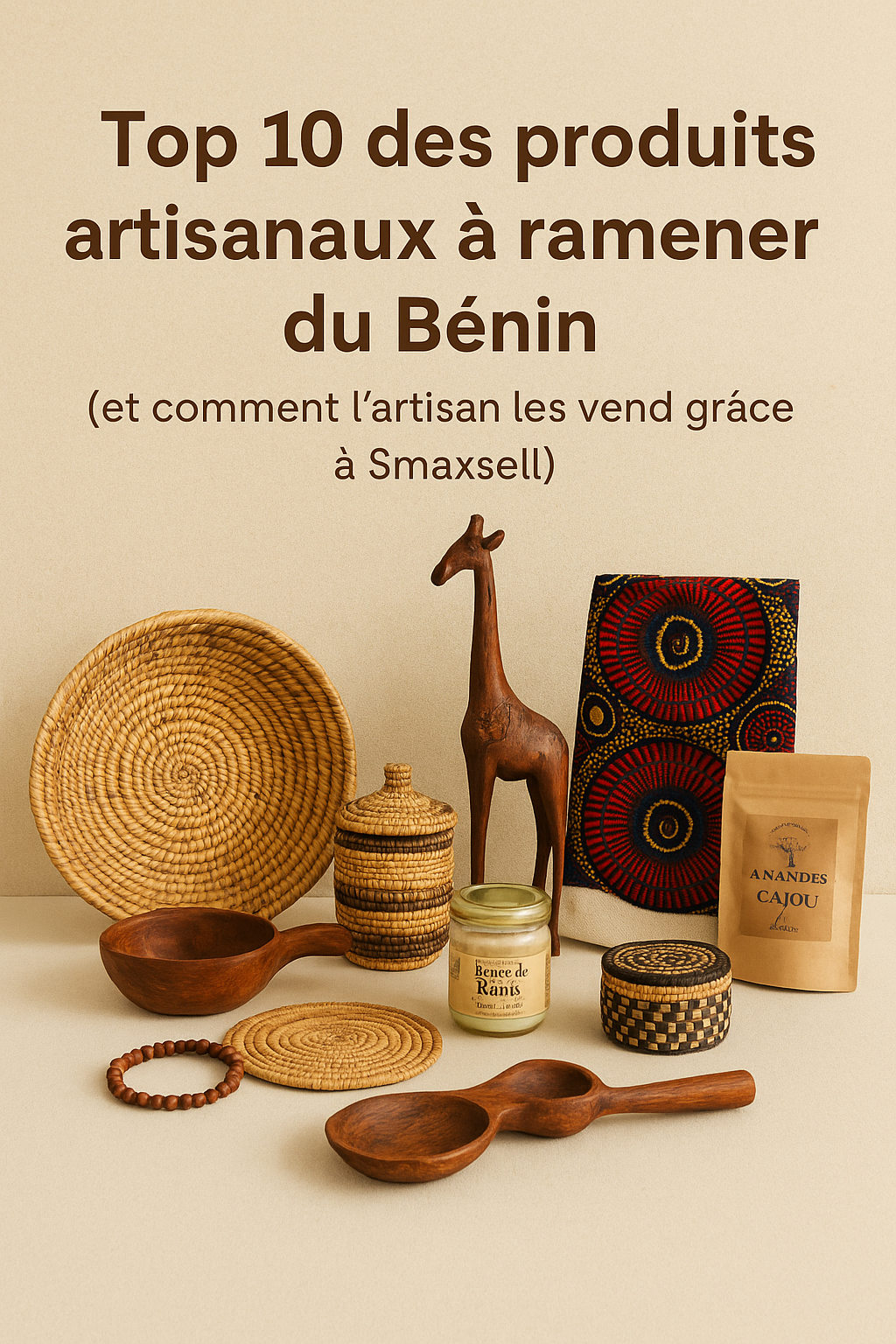 Top 10 des produits artisanaux à ramener du Bénin (et comment l’artisan les vend grâce à Artisan sMaxSell)