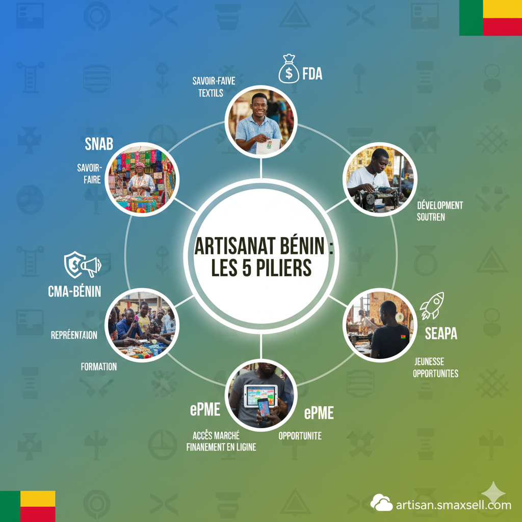 🇧🇯 L&rsquo;Écosystème de l&rsquo;Artisanat Béninois : Les 5 Plateformes Clés pour les Artisans et les Acheteurs