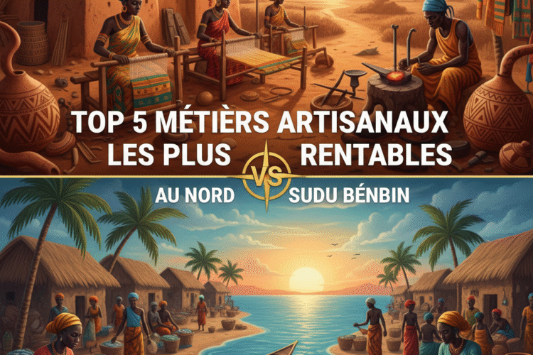 Top 5 métiers artisanaux les plus rentables au Nord vs au Sud du Bénin