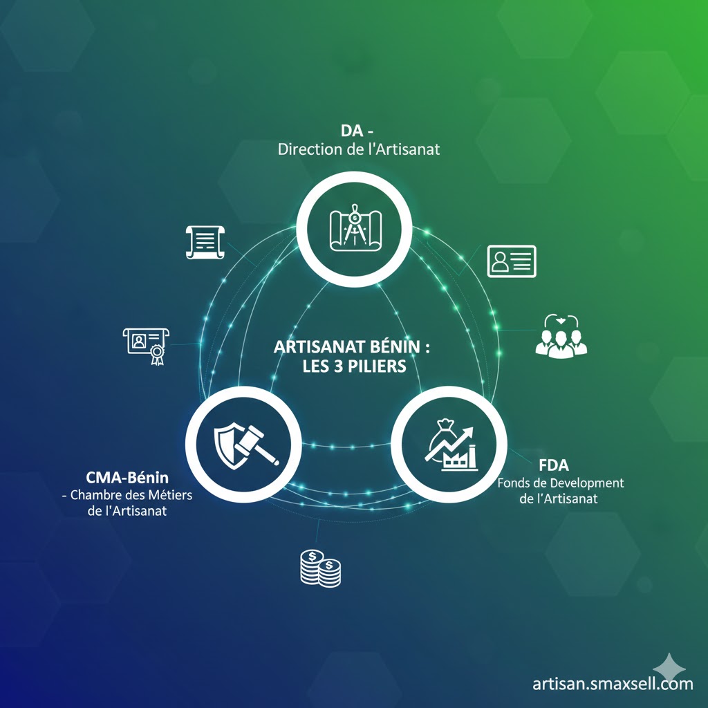 ⚙️ Les 3 Piliers de l&rsquo;Artisanat Béninois : DA, CMA-Bénin et FDA